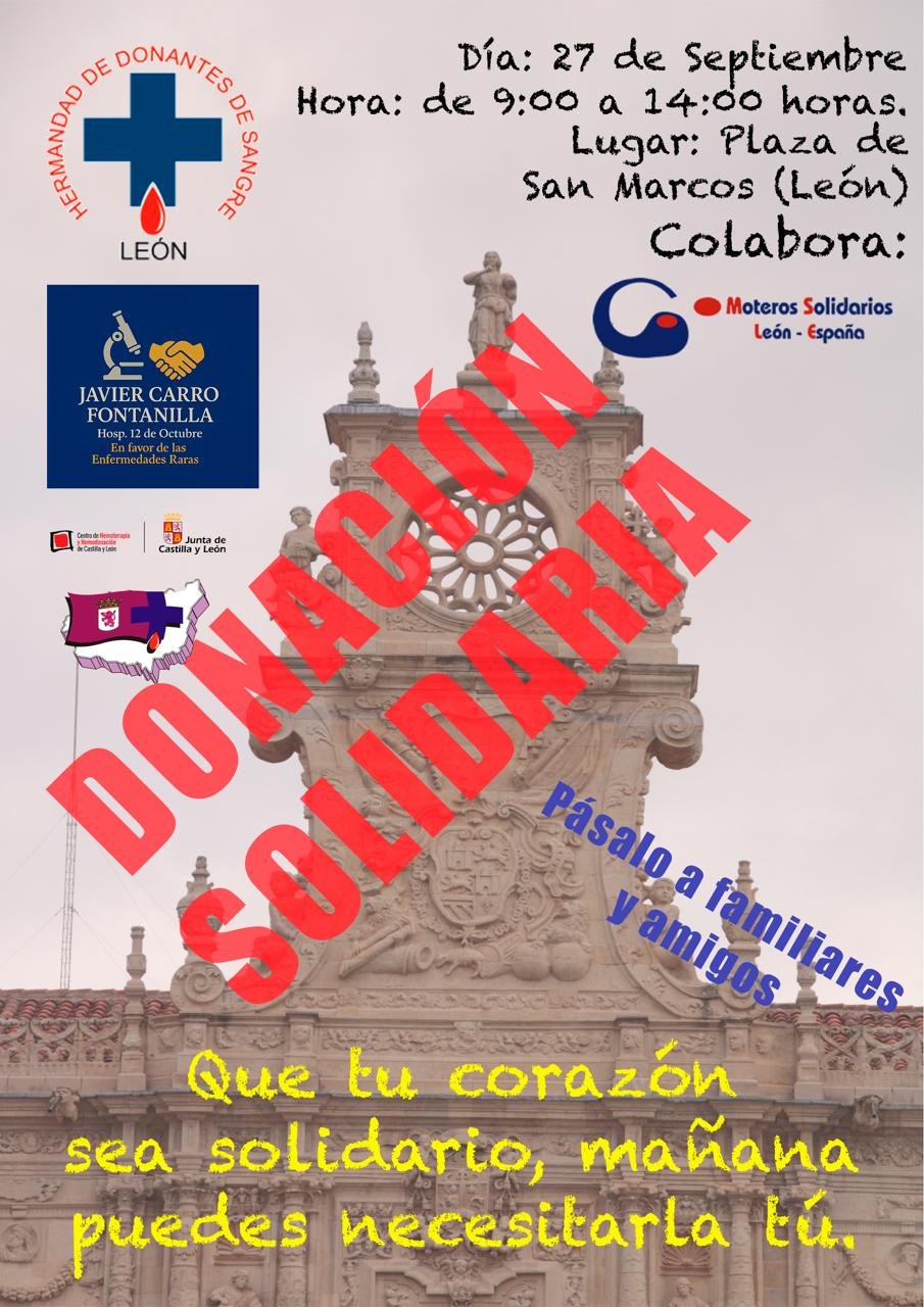 MOTEROS SOLIDARIOS CON LOS DONANTES DE SANGRE