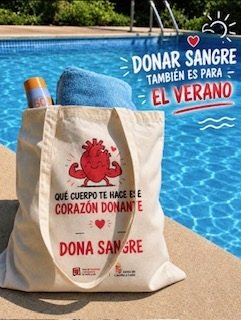 DONAR SANGRE TAMBIÉN ES PARA EL VERANO