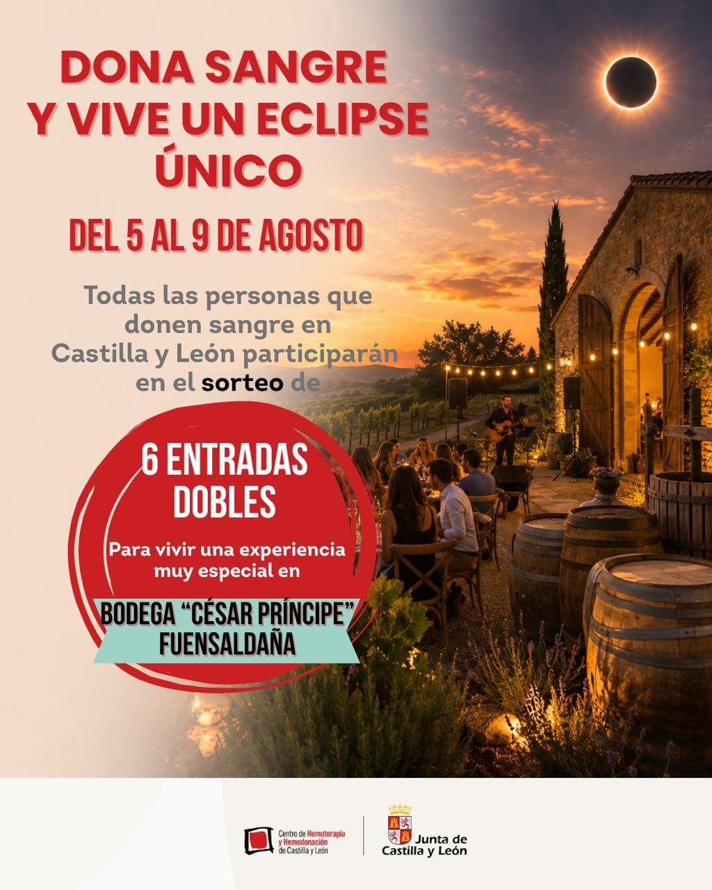 DONA SANGRE Y VIVE UN ECLIPSE ÚNICO